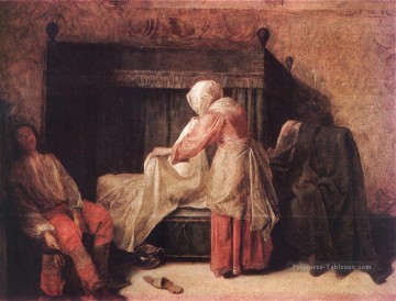 Le matin d’un jeune homme Pieter de Hooch Peinture à l'huile